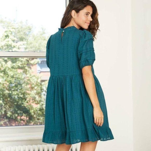 NEW Puff Sleeve Eyelet Dress - Universal Thread - Picture 5 of 9